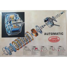 PLAKÁT - SPOJKA JAWA AUTOMATIC (PATENT) - ( 68 x 96cm )